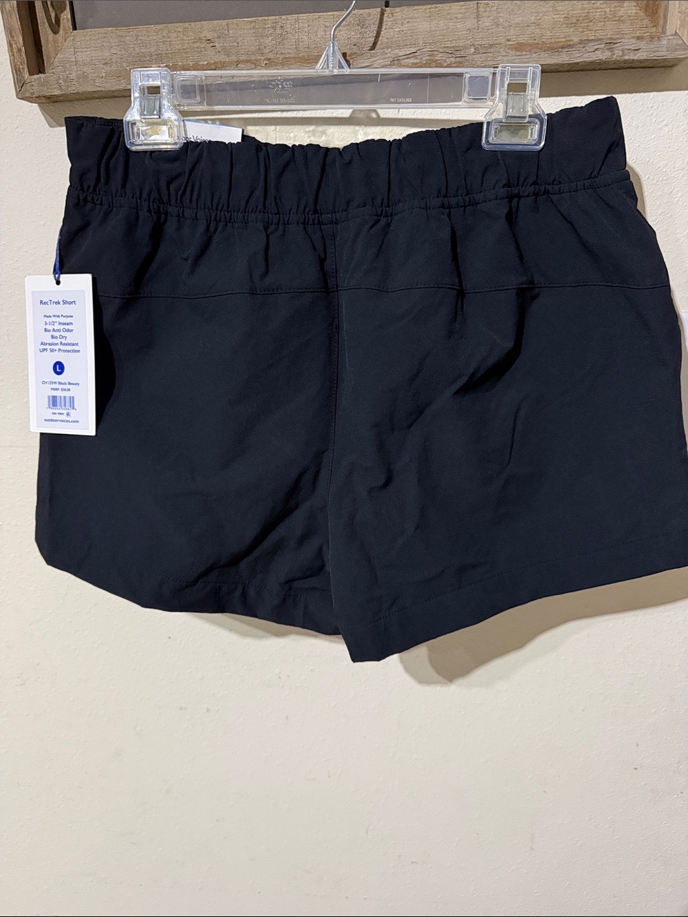 NWT Outdoor Voices Black RekTrek Shorts - Picture 6 of 7